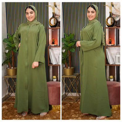 عباية نور بالفولار